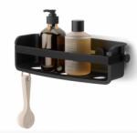 Umbra Adhesive Fekete Zuhanyzó Polc