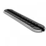  Oldalsó fellépők, rozsdamentes acél és műanyag oldalsó fellépők, kompatibilisek a VW Touareg 2003-2009, 2010-2018 modellekkel