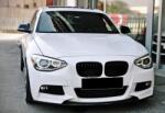  Első lökhárító toldás, kompatibilis a BMW 1-es széria F20 2012-2019 M-Performance Design-nal