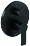 Duravit DC4210012046 - D-CODE falba épített zuhanycsaptelep, matt fekete DC4210012046 (DA0022)