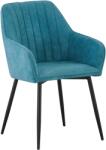 TEMPO KONDELA Design fotel, zöld/fekete, VAJRO - sprintbutor