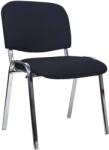 Fortrade Látogatói szék iso króm (fekete) - sprintbutor