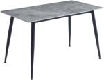 Fortrade Asztal adria 140x80x75 cm magas márvány szürke (rion 140x80 - kerámia, magas olaszország szürke)