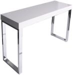 Fortrade Olimpus irodai asztal (fehér + króm) - sprintbutor