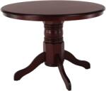 TEMPO KONDELA Étkezőasztal, kerek, gesztenye, átmérő 106 cm, TABLOS - sprintbutor