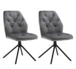 Fortrade Fényes forgószék szék (szürke)