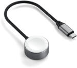 Satechi USB-C Mágneses Gyorstöltő Kábel Apple Watch Űr Gray