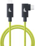 ANGELBIRD Cable I USB-C 4.0 I Solid Flex Cable Right-Angle I Lime I 2 m