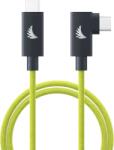 ANGELBIRD Cable I USB-C 4.0 I Solid Flex Cable Right-Angle I Lime I 1 m