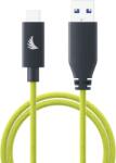 ANGELBIRD Cablu Angelbird Solid Flex USB-A la USB-C 3.2, 32cm, lime