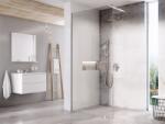 RAVAK GW9WS0C0SZ1 Walk-In Wall Szett 160, zuhanykabin krómhatású+transparent (GW9WS0C0SZ1)