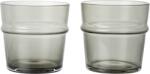Ferm Living Pahare Boya Low, 300 ml, fumurii, 2 buc (1104272028) Pahar