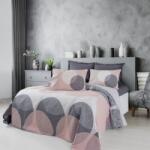 Cottonbox® Cuvertura subtire pat dublu 200x230cm, Cotton Box, Leron Gri/ Roz