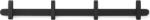 Normann Copenhagen Cuier tip bandă Hoop negru (380011) Agatator cuier