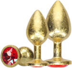 Ouch! - butt plug szett (arany) - szexshop