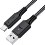 ACEFAST Cablu de Incarcare USB la Type-C, 3A, Fast Charging, 1.2m - (C17-04) - Black (KF2349260) - pcone