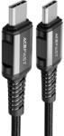 ACEFAST C1-03 USB-C/USB-C, 1.2 m, 60 W, 3 A, Negru (26583)