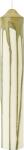 ferm LIVING Lumânare Dryp Pillar, 30 cm, verde oliv (1104271902)
