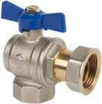 INVENA Sarok golyóscsap, pillangókar, toldatos, BB, 1 (ZK-54-025-W)