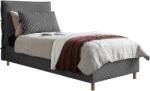 Miuform Szürke kárpitozott egyszemélyes ágy Miuform Sleepy Luna 90 x 200 cm (MF-937SQ2)