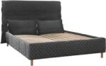 Miuform Szürke kárpitozott kétszemélyes ágy Miuform Sleepy Luna 160 x 200 cm (MF-939SQ2)