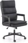 Halmar ADRIANO 2 fekete, öko bőr irodai fotel