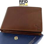 Samsonite VEGGY nagy RFID védett barna pénz és irattartó tárca 144477-1251 - minosegitaska