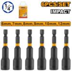 INGCO Csavarbehajtó készlet 6 részes 6-12 mm mágneses (AMN65061) - denakert