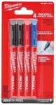 Milwaukee INKZALL Filctoll 0, 6 mm hegyű Színes (4 darabos kiszerelés) 1 db (48223165)