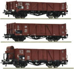 Roco 6600102 Nyitott teherkocsi készlet, DRB II (9005033067311)