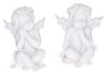  Angyal figura ülő poly 6, 5x6, 3x8cm fehér 2 féle 1db, figura nem váalsztható