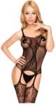  Penthouse Miss Curvy - csipkés necc szett (fekete) - erotikashow