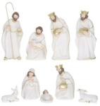  Betlehemi figurák poly 8, 5x5x21cm 9db/csomag fehér (BV13210221G)
