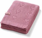 BabyOno babatakaró bambusz kötött 75x100cm - Rózsaszín