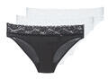 DIM Bugyik COTON FEMININE X3 Fekete FR 40 / 42