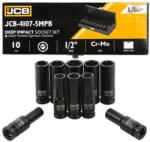 JCB JCB 4107-5MPB mély ütvecsavarozó dugókulcs 1/2" 10 részes 10-24mm (JCB-4107-5MPB)