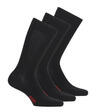 DIM Zoknik MI CHAUSSETTE COTON PACK X3 Fekete 43 / 46