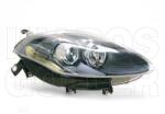 Fiat Bravo 2007-2014 - Fényszóró 2H1 jobb fek. h. , sárga vill. (motorral)D