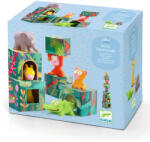 DJECO Toronyépítő - Maxi, szavannai állatok - Maxi Topanijungle (BODJ09101)