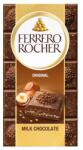 Ferrero Rocher Tejcsokoládé, 90 g, FERRERO ROCHER Prémium , mogyorós töltelékkel (XHU103483)