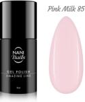 Naní gél lakk Amazing Line 5 ml - Pink Milk