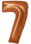 Godan Copper, Réz 7-es szám fólia lufi 76 cm (MLG158434)