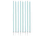 Godan Pearly Light Blue, Kék tortagyertya, gyertya szett 8 db-os (MLG176094)