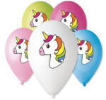 Godan Unicorn Multicolor, Unikornis léggömb, lufi 5 db-os 12 inch (30cm) (MLG316971)