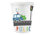 Godan Police, Rendőr papír pohár 6 db-os 266 ml (MLG175493)