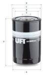 UFI Filtru ulei UFI 23.809. 00 (23.809.00)