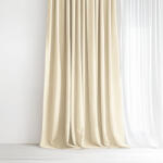 Goldea draperie exclusivă decorativă - auriu cu sclipici 220x135 cm