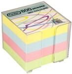  Cub hartie color cu suport 9x9cm 800 file Forster (A2674)