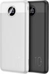 VEGER L10S (W1105PD) powerbank 2xUSB-A és 1xUSB-C csatlakozással 10000mAh 20W 2A PD QC3.0 - fekete