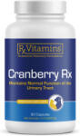 Rx Vitamins RX VITAMINS Cranberry, supliment sistem urinar câini, capsule RX VITAMINS Cranberry, supliment sistem urinar câini și pisici, flacon, 90 capsule